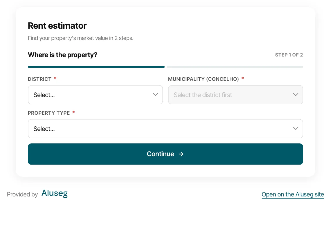 Rental market simulator by Aluseg