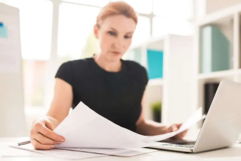 Preparing the annual financial summary for the tax return